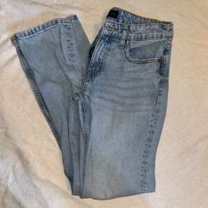 Low rise Aeropostale light blue Straight Leg Jeans